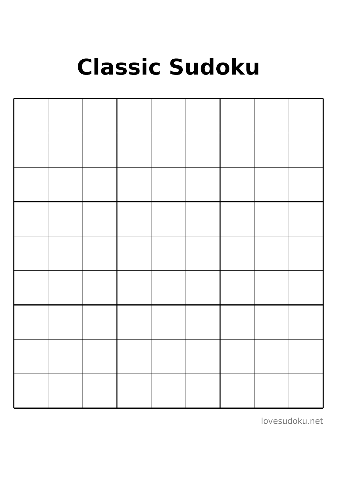 sudoku free printable
